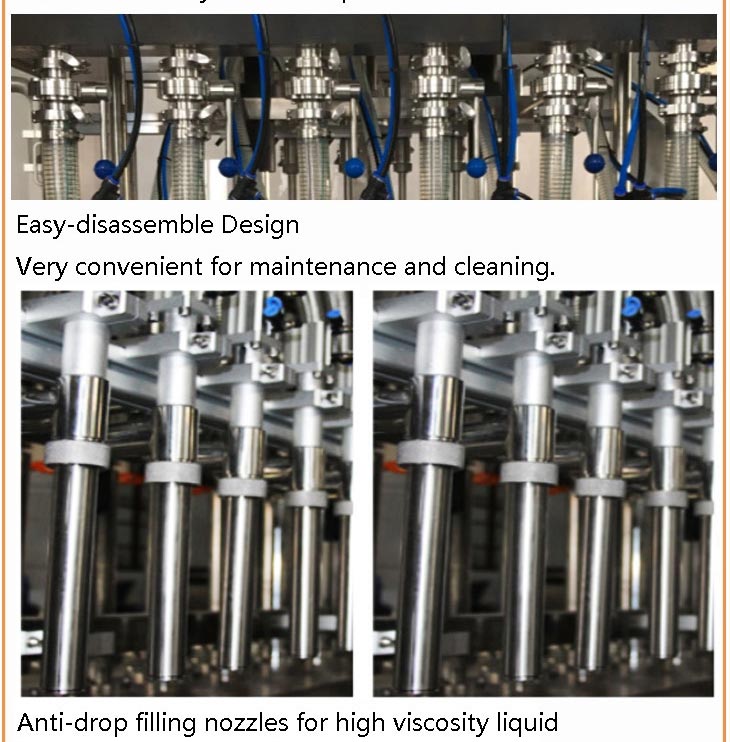 Mesin pembungkusan madu balang pengisian yang murah