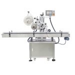 Karton automatik atas label pelabelan mesin dengan mencetak kod