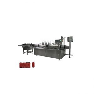 Botol kecil tetesan mata, mesin kuku pengisi kuku dan mesin penutup